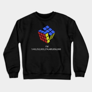 Rubik's Cube Probability Crewneck Sweatshirt